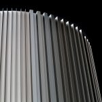 Linarte: sleek play of lines, including for curved walls