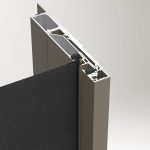 Extra zijgeleider maakt Fixscreen Minimal geschikt voor elk type raam